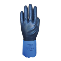 Summitech Full-Dipped Chemical Resistant Gloves, Size Small/7, 11.8" L, Chloroprene, Poly-Cotton Inner Lining, 59-mil Southpoint Industrial Supply