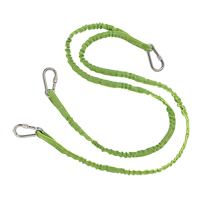 Squids&reg; 3311 Twin Leg Tool Lanyard, Bungee, Triple Carabiner Southpoint Industrial Supply