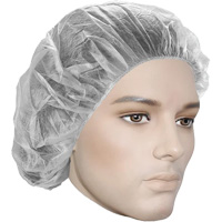 Bonnets bouffants, Polypropyl&egrave;ne, 18", Blanc Southpoint Industrial Supply