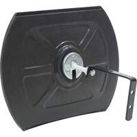 Roundtangular Convex Mirror with Bracket, 12" H x 18" W, Indoor/Outdoor SGI557 | Southpoint Industrial Supply