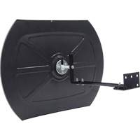 Roundtangular Convex Mirror with Bracket, 18" H x 26" W, Indoor/Outdoor SGI558 | Southpoint Industrial Supply