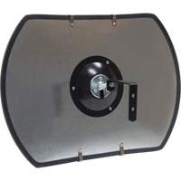Roundtangular Convex Mirror with Bracket, 12" H x 18" W, Indoor/Outdoor SGI561 | Southpoint Industrial Supply