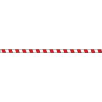 Tough-Mark Heavy-Duty Floor Marking, Rectangle, 48" L x 2" W, Red and White, Polyethylene Southpoint Industrial Supply