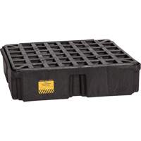 Modular Spill Platform, 15 US gal. Spill Capacity, 26" x 26.25" x 6.5" Southpoint Industrial Supply
