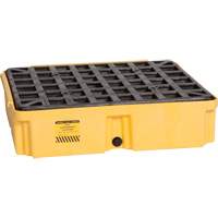 Modular Spill Platform, 15 US gal. Spill Capacity, 26" x 26.25" x 6.5" Southpoint Industrial Supply