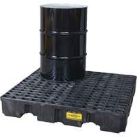 Spill Containment Pallet, 66 US gal. Spill Capacity, 51.5" x 51.5" x 8" SGJ305 | Southpoint Industrial Supply