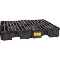 Spill Containment Pallet, 66 US gal. Spill Capacity, 51.5" x 51.5" x 8" Southpoint Industrial Supply