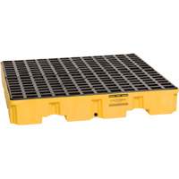 Spill Containment Pallet, 66 US gal. Spill Capacity, 51.5" x 51.5" x 8" Southpoint Industrial Supply