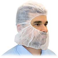Disposable Hood, Polypropylene, White Southpoint Industrial Supply