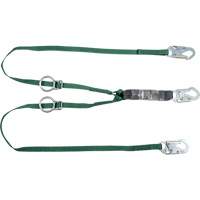 V-Series Lanyard, 3', Rebar Hook Center, Snap Hook Leg Ends, Polyester Southpoint Industrial Supply