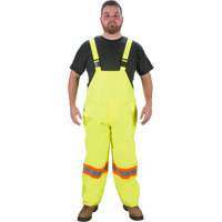 Salopette imperm&eacute;able RZ1000, Polyester, Petit, Jaune lime haute visibilit&eacute; Southpoint Industrial Supply