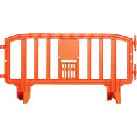 Movit Barricade, Interlocking, 78" L x 39" H, Orange SGN469 | Southpoint Industrial Supply