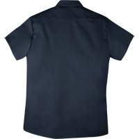 Short-Sleeved Twill Work Shirt, Men's, 4X-Large, Navy Blue Southpoint Industrial Supply