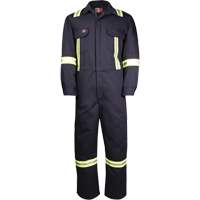 Combinaisons avec mat&eacute;riau r&eacute;fl&eacute;chissant de luxe Westex UltraSoft, Taille 36, Bleu marine, 8,7 cal/cm² Southpoint Industrial Supply