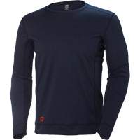 Lifa&reg; Max Moisture-Wicking Crewneck Undershirt, Men's, X-Small, Navy Blue Southpoint Industrial Supply