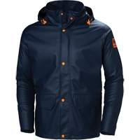 Gale Rain Jacket, Polyester/Polyurethane, X-Small, Navy Blue Southpoint Industrial Supply