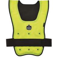 Chill-Its&reg; 6687 Economy Dry Evaporative Cooling Vest, Small/Medium, High Visibility Lime-Yellow Southpoint Industrial Supply