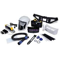 Trousse d'ensemble respirateur d'&eacute;puration d'air propuls&eacute; pour peintre Versaflo, Capuchon & visi&egrave;re, Pile Lithium-ion Southpoint Industrial Supply