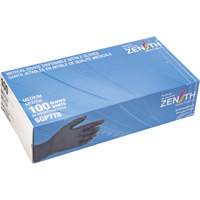 Puncture-Resistant Medical-Grade Disposable Gloves, Medium, Nitrile, 5-mil, Powder-Free, Black, Class 2 Southpoint Industrial Supply