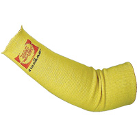 1-Ply Tube Sleeves, Kevlar&reg;, 10", ANSI Level 3/ASTM F-1790, Yellow Southpoint Industrial Supply