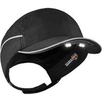 Skullerz<sup>®</sup> 8965 Lightweight Bump Cap Hat with LED Lighting, Black SGQ316 | Southpoint Industrial Supply