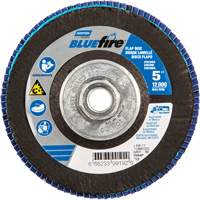 BlueFire&reg; Flap Disc, 5" x 5/8"-11, Type 29, 80 Grit, Zirconia Alumina Southpoint Industrial Supply