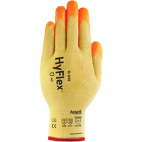 HyFlex&reg; High Visibility Cut-Resistant Gloves, Size 6, 13 Gauge, Foam Nitrile Coated, Stainless Steel/Kevlar&reg;/Spandex Shell, ASTM ANSI Level A5/EN 388 Level E Southpoint Industrial Supply