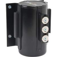 Barri&egrave;re &agrave; fixation murale avec ruban magn&eacute;tique, Acier, Fixation par vis, 12', Ruban Noir Southpoint Industrial Supply