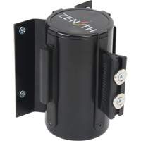 Barri&egrave;re &agrave; fixation murale avec ruban magn&eacute;tique, Acier, Fixation par vis, 7', Ruban Bleu Southpoint Industrial Supply