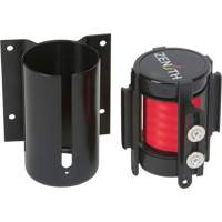 Barri&egrave;re &agrave; fixation murale avec ruban magn&eacute;tique, Acier, Fixation par vis, 7', Ruban Rouge Southpoint Industrial Supply