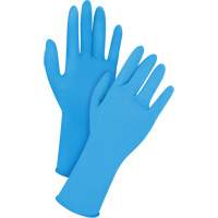 Disposable Gloves, X-Large, Latex, 14-mil, Powder-Free, Blue Southpoint Industrial Supply