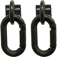 Safety Chain Magnetic Ring & Carabiner Set, Black Southpoint Industrial Supply