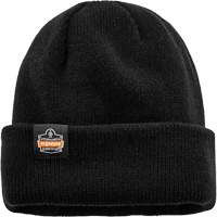 N-Ferno&reg; Zippered Rib Knit Beanie Hat, One Size, Black Southpoint Industrial Supply