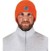 N-Ferno&reg; Rib Knit Beanie Hat, One Size, Orange Southpoint Industrial Supply