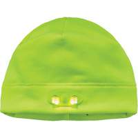 N-Ferno&reg; Skull Cap Beanie Hat with LED Lights, One Size, High-Visibility Lime Green Southpoint Industrial Supply