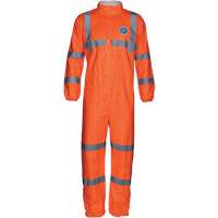 Combinaison haute visibilit&eacute; avec collet, Petit, Orange, Tyvek 500 Southpoint Industrial Supply