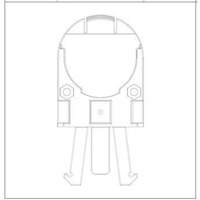 Adaptateur de casque de s&eacute;curit&eacute; pour serre-t&ecirc;tes VeriShield de Howard Leight Southpoint Industrial Supply