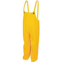 Classic Series Bib Rain Pants, Large, Polyester/PVC, Yellow Southpoint Industrial Supply