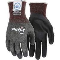 Ninja&reg; Max Cut Resistant Gloves, Size Large, 10 Gauge, Bi-Polymer Coated, Dyneema&reg; Shell, ASTM ANSI Level A3 Southpoint Industrial Supply