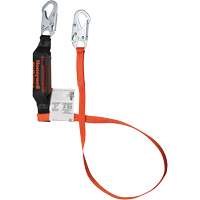 Titan Shock-Absorbing Lanyard, 6', Locking Snap Hook Center, Locking Snap Hook Leg Ends, Polyester Southpoint Industrial Supply