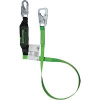 Miller&reg; BackBiter&reg; Tie-Back Lanyard, 6', Locking Snap Hook Center, Locking Snap Hook Leg Ends, Nylon/Polyester Southpoint Industrial Supply