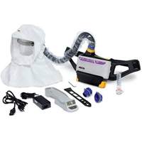 Versaflo Powered Air Purifying Respirator Easy Clean Kit, Loose Fitting Hood & Faceshield, Lithium-Ion Battery Southpoint Industrial Supply