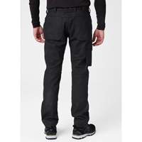 Oxford Service Pants, Poly-Cotton, Black, Size 30, 30 Inseam SGU533 | Southpoint Industrial Supply