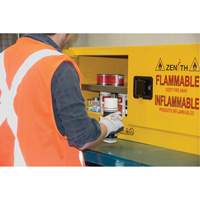 Flammable Storage Cabinet, 12 gal., 2 Door, 43" W x 18" H x 18" D SGU585 | Southpoint Industrial Supply