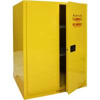 Flammable Storage Cabinet, 90 Gal., 2 Door, 43" W x 66" H x 34" D SGU586 | Southpoint Industrial Supply