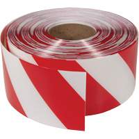 Ruban de marquage tr&egrave;s r&eacute;sistant pour plancher ArmorStripe, 4" x 100', PVC, Rouge et blanc Southpoint Industrial Supply
