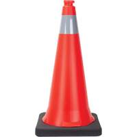 Traffic Cone, 28", Orange, 4" Reflective Collar(s) SGU800 | Southpoint Industrial Supply