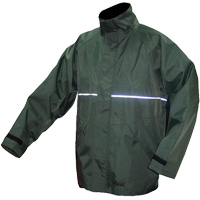 Journeyman Waterproof Jacket, Nylon, Medium, Green Southpoint Industrial Supply