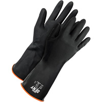 Deny Chemical Resistant Gloves, Size 9, 12" L, Rubber Latex, Flock-Lined Inner Lining, Winter Weight Southpoint Industrial Supply