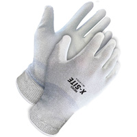 Gants enduits antistatiques X-Site, 8, R&ecirc;vetement Polyur&eacute;thane, Calibre 15, Enveloppe en Nylon/Cuivre Southpoint Industrial Supply
